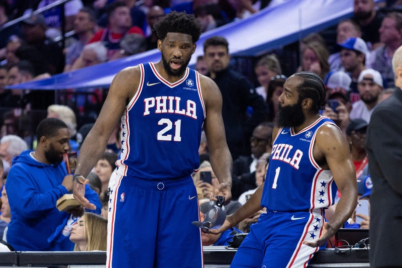 Joel Embiid and James Harden