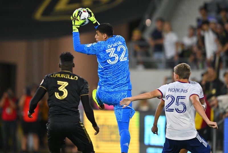 David Ochoa en su debut con el D.C> United frente al LAFC