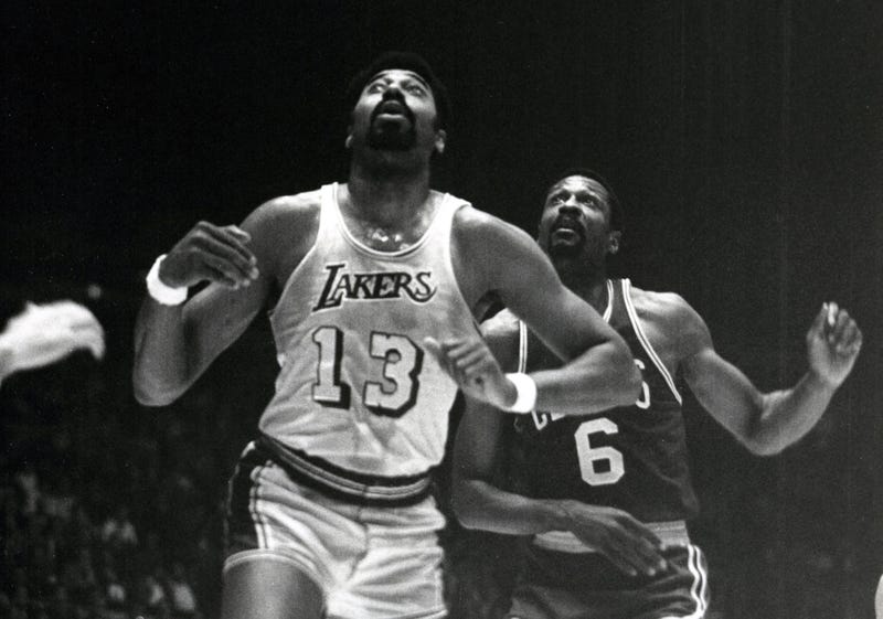 Wilt Chamberlain and Bill Russell