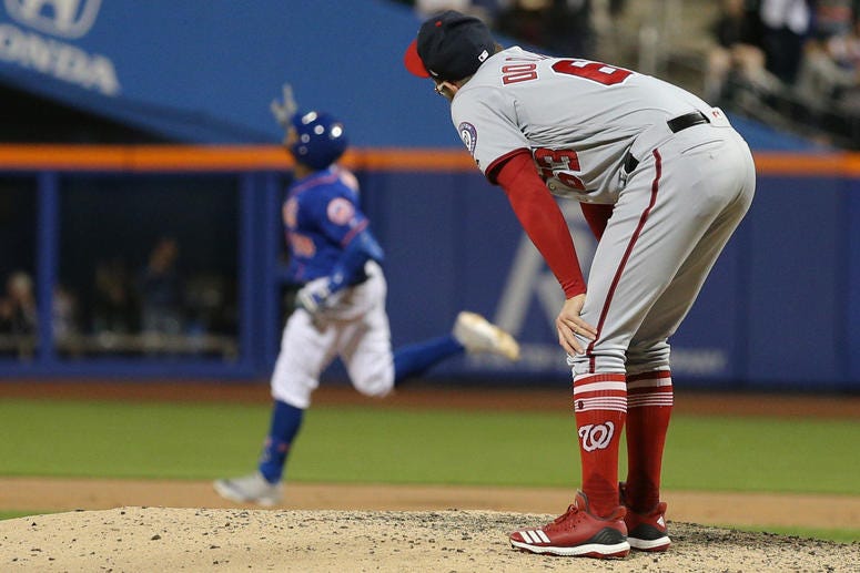 Sean Doolittle and Nationals' bullpen can't stop red-hot Mets.