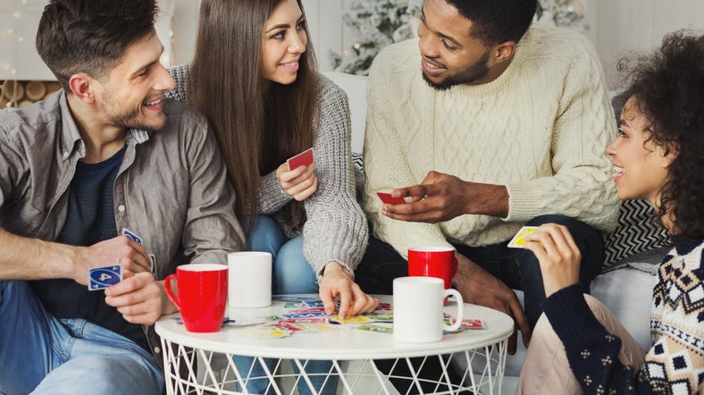 People playing cards