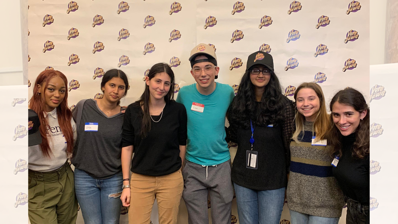 Students in the University of Pennsylvania's Voting Writes class and "Vote that Jawn" alumni at their Trend that Jawn event.