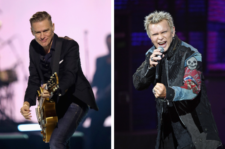 Bryan Adams and Billy Idol
