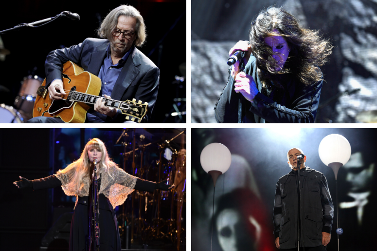 Eric Clapton, Ozzy Osbourne, Stevie Nicks, Peter Gabriel