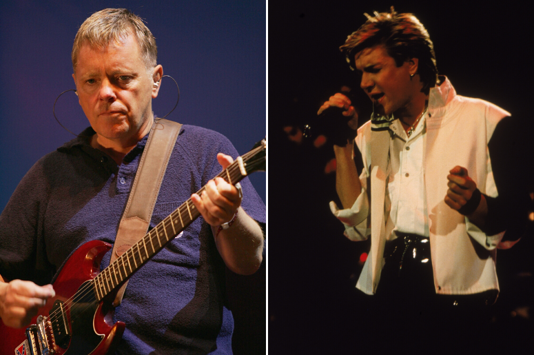 Bernard Sumner of New Order and Simon Le Bon of Duran Duran