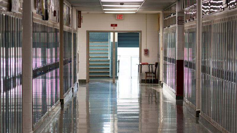 school hallway