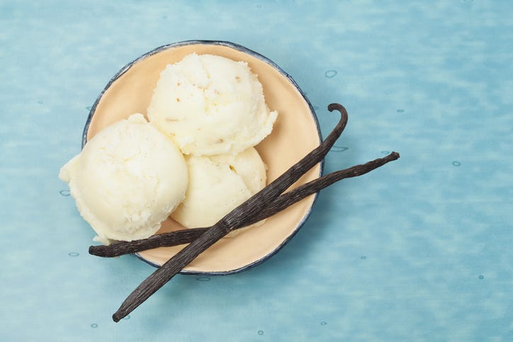 Vanilla ice cream