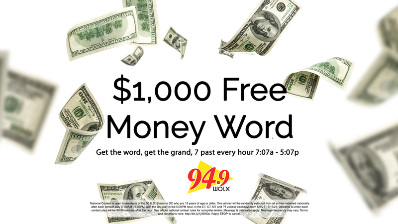 $1,000 Free Money Word