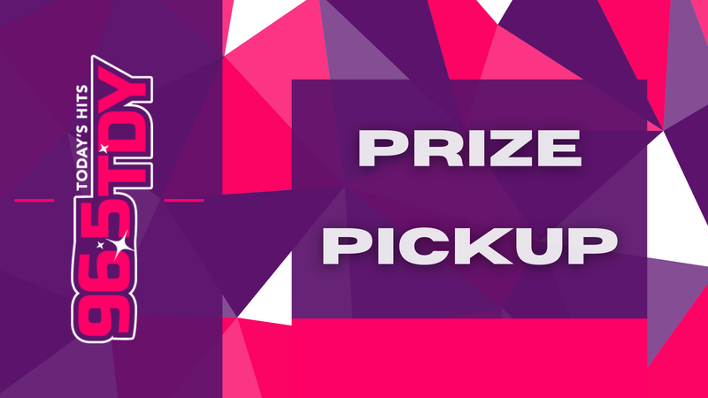 96.5 TDY Prize Pickup