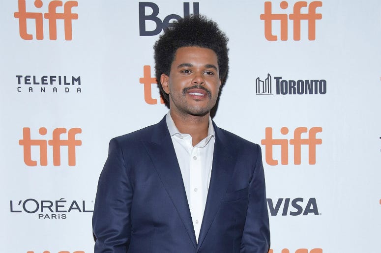 The Weeknd, aka Abel Tesfaye attends the "Uncut Gems"premiere during the 2019 Toronto International Film Festival