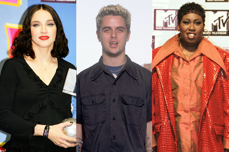 Madonna, Billie Joe Armstrong and Missy Elliott