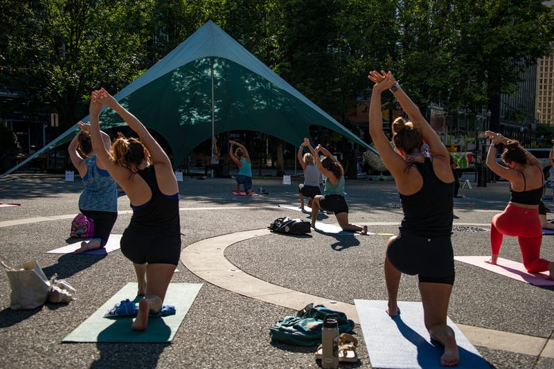 Yoga in the Square