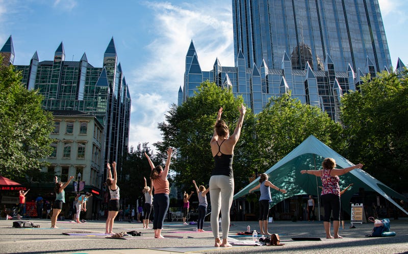 Yoga in Market Square