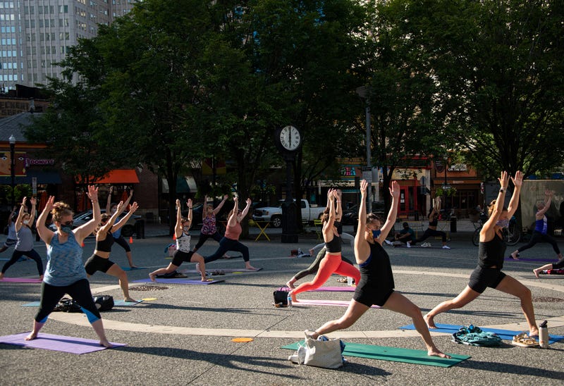 Yoga in Market Square