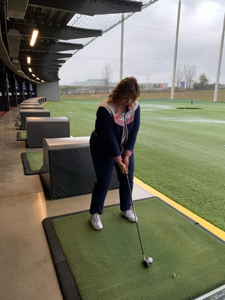 Golfers at Veteran Adaptive Golf