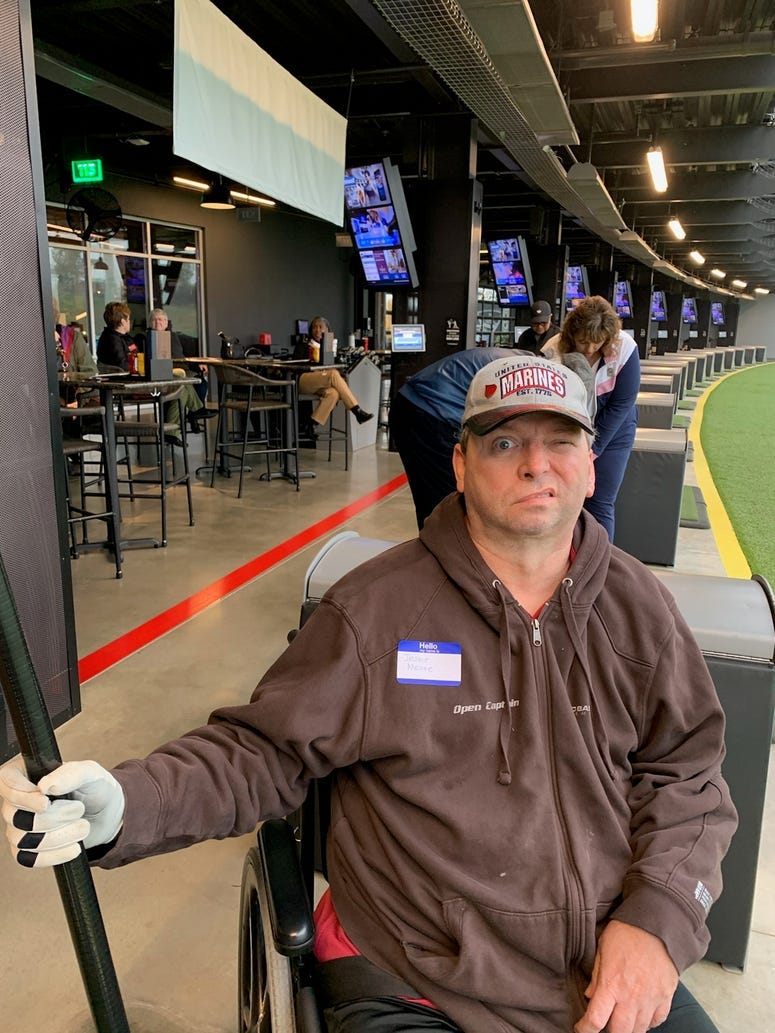 Golfers at Veteran Adaptive Golf