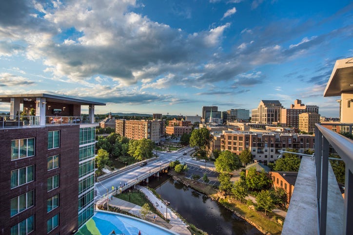 Aerial View of Main Street Bridge
