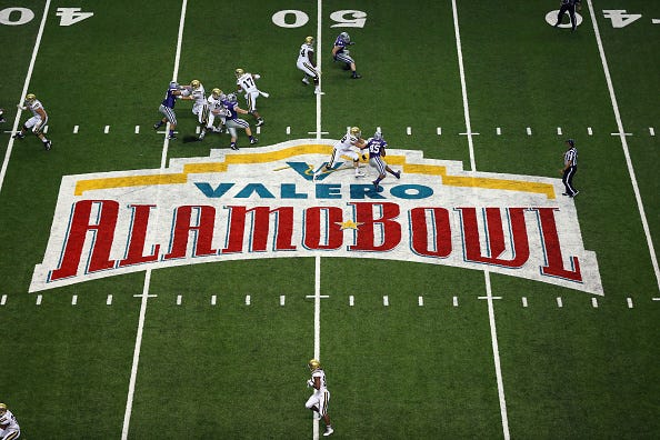 The 2015 Alamo Bowl in San Antonio.