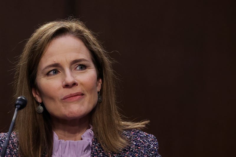 Supreme Court nominee Amy Coney Barrett on day three of her Senate confirmation hearing
