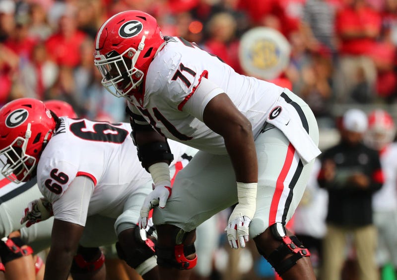 Offensive tackle Andrew Thomas