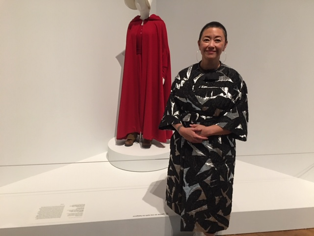 Costume designer Ane Crabtree, whose iconic "The Handmaid's Tale" costume is on display at the Philadelphia Museum of Art.