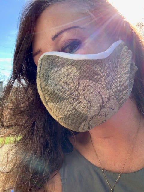 WORDs Anne Robards; Homemade Face Mask