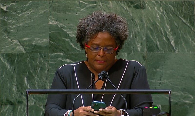 UN General Assembly Glimpses Check That Phone