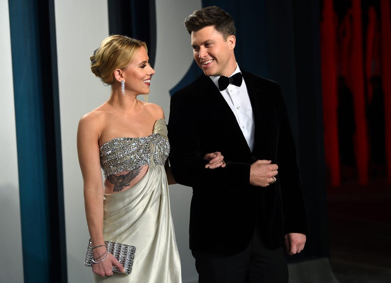 People Scarlett Johansson Colin Jost