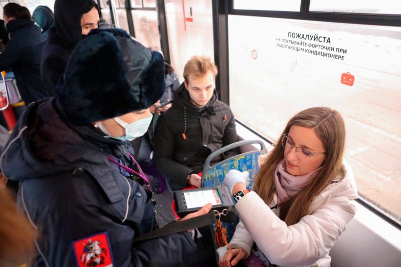 Virus Outbreak Russia