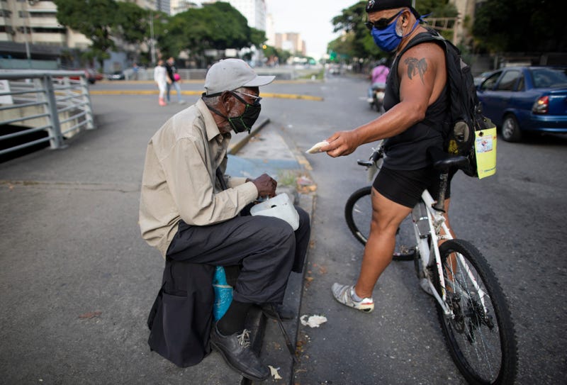 Virus Outbreak Venezuela - One Good Thing- Bicycle Arepas