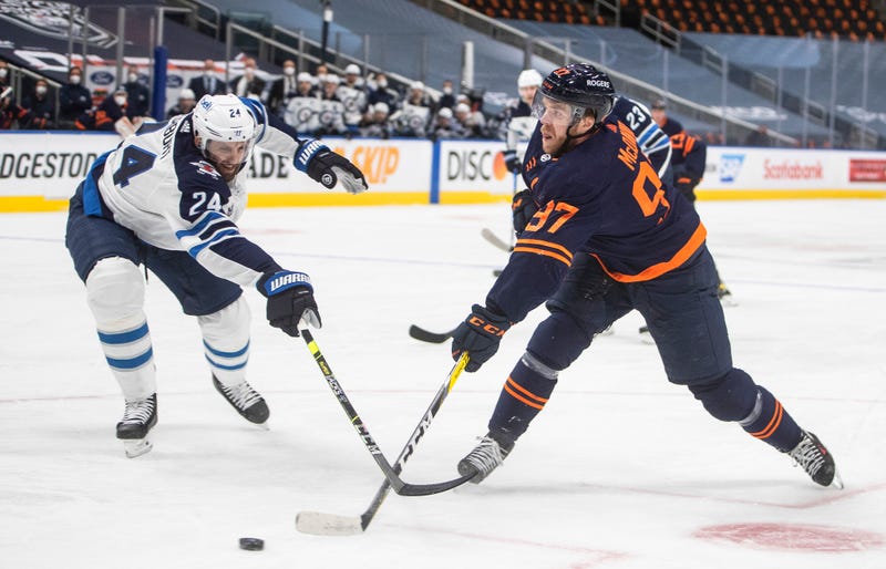 Jets Oilers Hockey