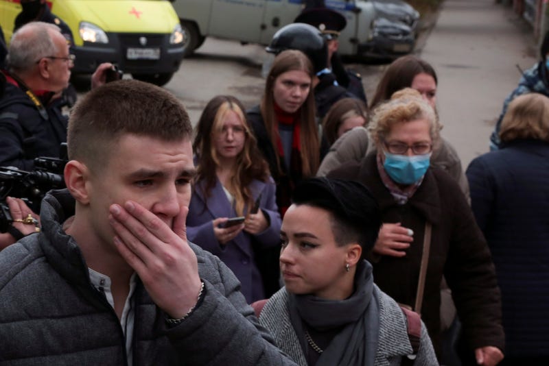 APTOPIX Russia University Shooting