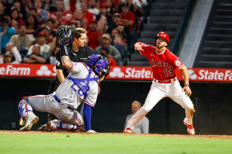 Rangers Angels Baseball