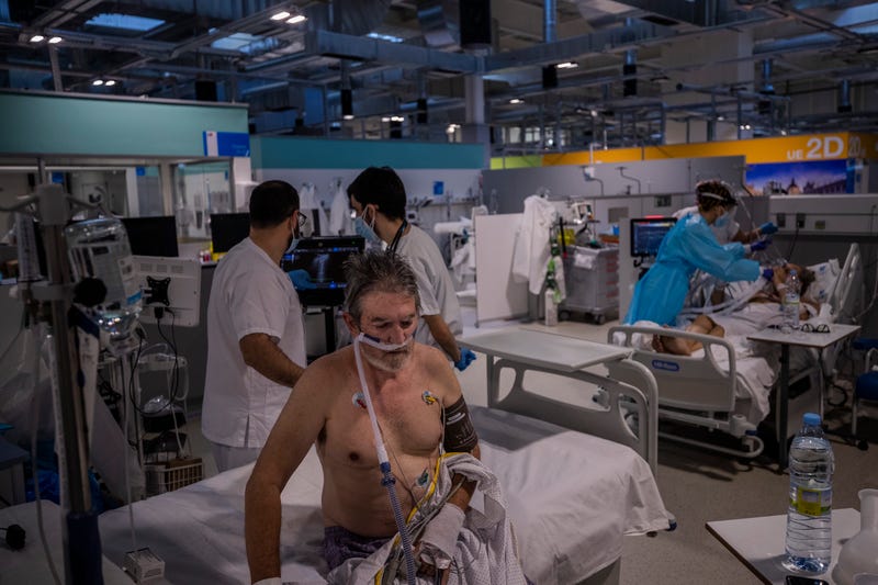 Spain Virus Outbreak Pandemic Hospital