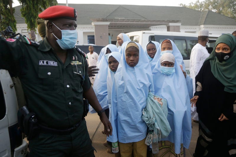 APTOPIX Nigeria Kidnapped School Girls Freed
