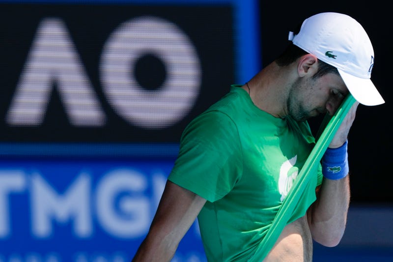 APTOPIX Australian Open Djokovic