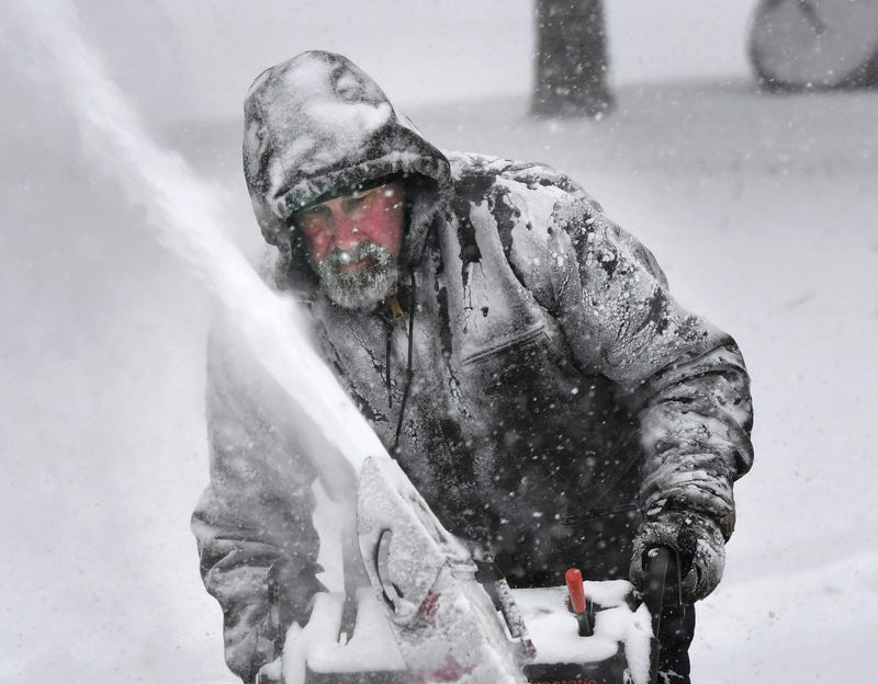 APTOPIX Winter Weather Massachusetts