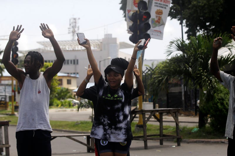 Nigeria Police Protest