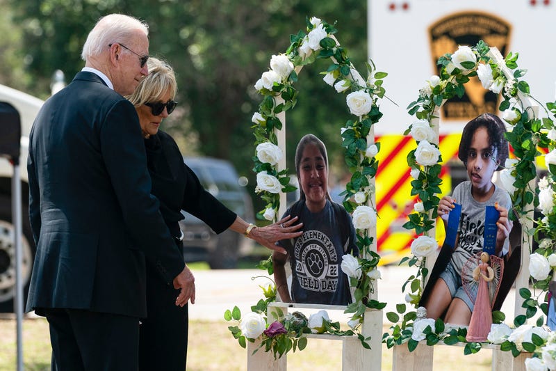 APTOPIX Biden Texas School Shooting