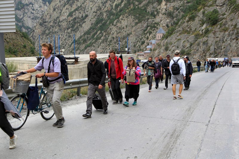 Russia Fleeing Mobilization