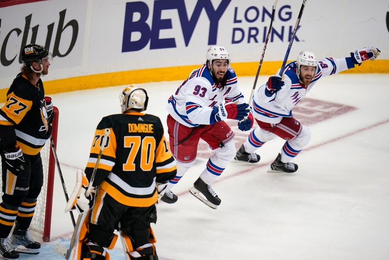 Rangers Penguins Hockey