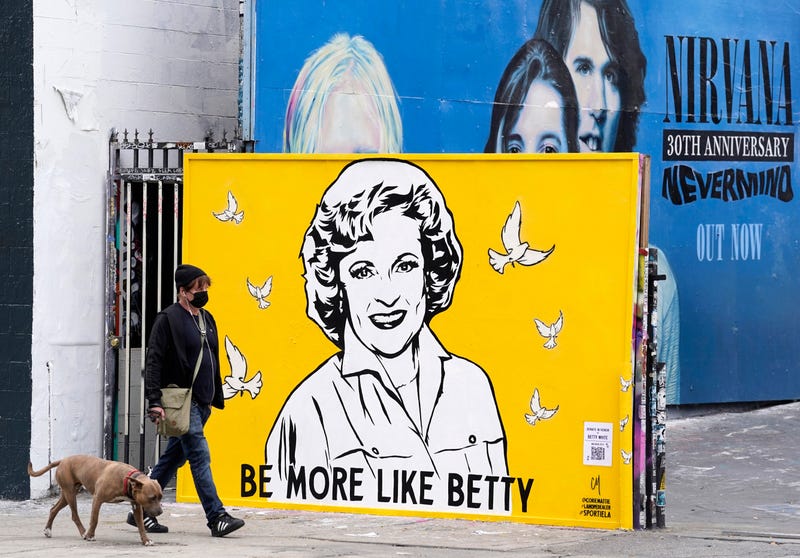 Betty White Mural