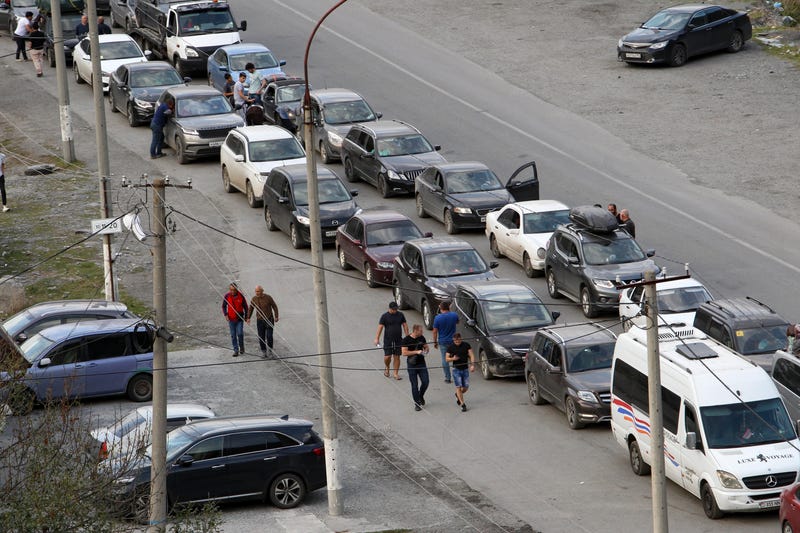 Russia Fleeing Mobilization