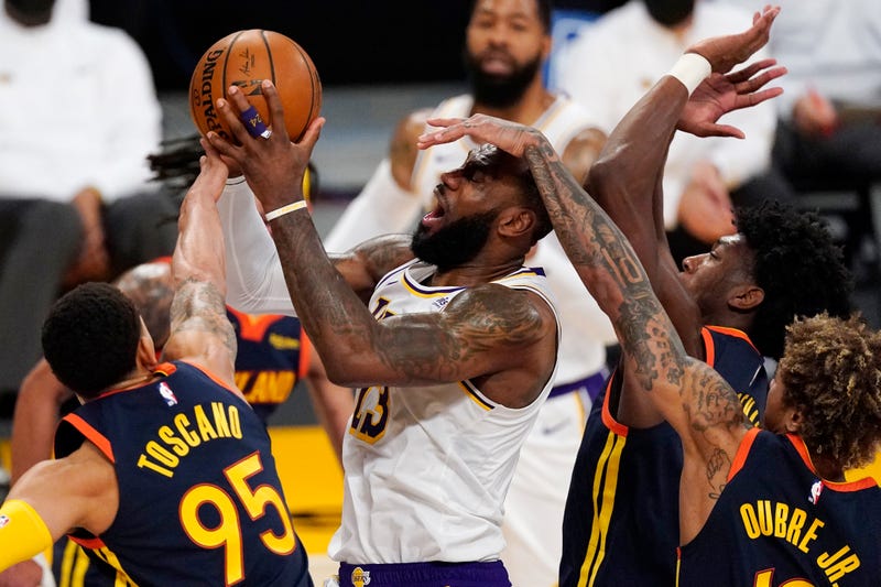 APTOPIX Warriors Lakers Basketball