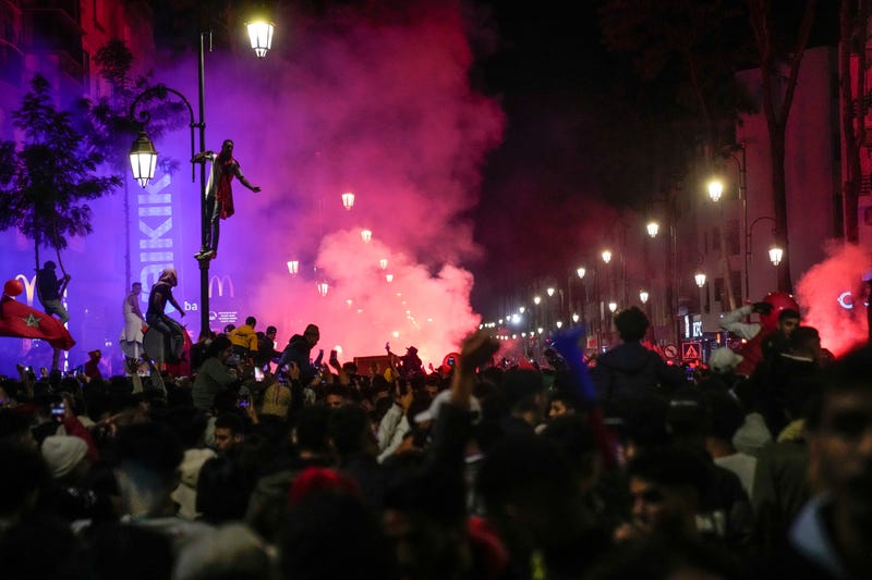 APTOPIX Morocco WCup Soccer Spain Fans