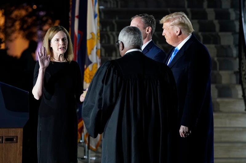 APTOPIX Trump Supreme Court Barrett