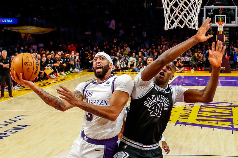 Spurs Lakers Basketball