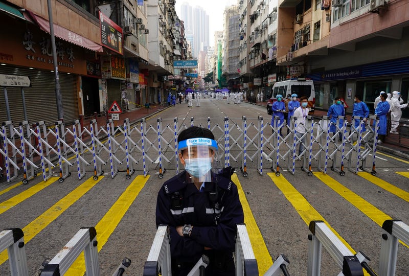 Virus Outbreak Hong Kong