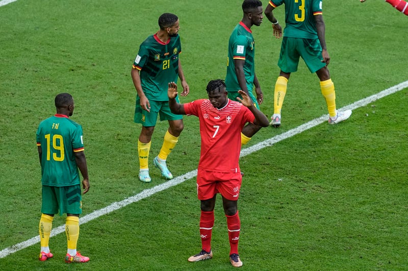 APTOPIX WCup Switzerland Cameroon Soccer