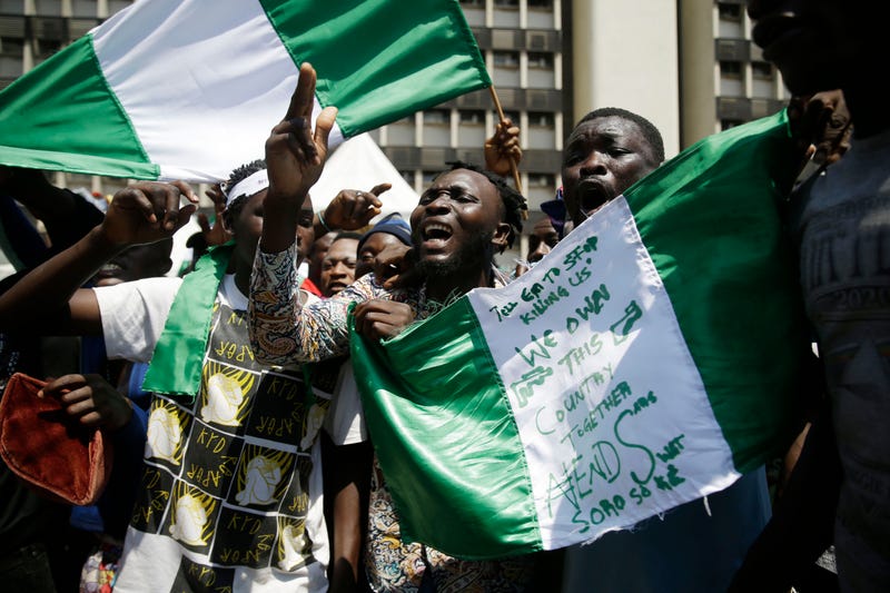 Nigeria Police Protest